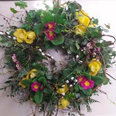 Spring Door Wreath