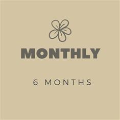 Regular flowers - monthly for 6 months
