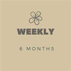 Regular flowers - Weekly for 6 months