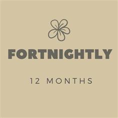 Regular flowers - Fortnightly for 12 months