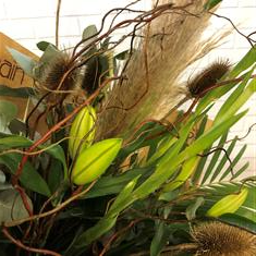 Hand Tied - Pampas Lilies