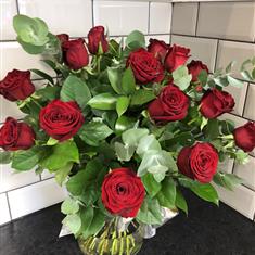 Roses in a vase