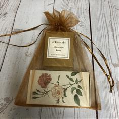 Candle &amp; matches in organza bag