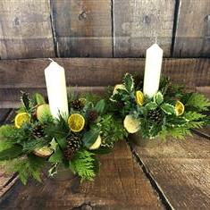 Natural Candle Arrangement