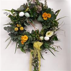 Easter door wreath 