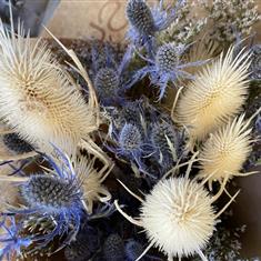 Dried bouquet - blue hues