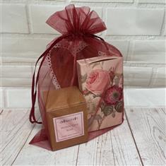 Valentines candle &amp; matches 