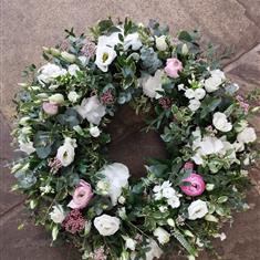 Cottage Garden Funeral Wreath