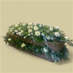 Coffin Garland with Casket Spray