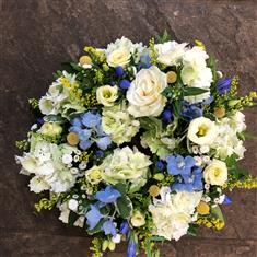 Country Garden Funeral Posie