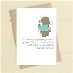 Greeting card - Favourite people