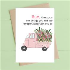 Greeting card - Thank you Mum 