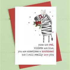 Greeting card - Valentine Knobhead
