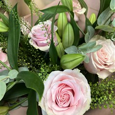 Rose and Lily Hand Tied 