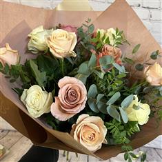 Dozen roses - mixed pastel