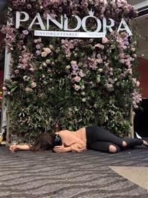 Exhausted after creating a fabulous display!